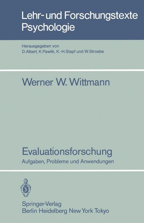 Produktbild: Evaluationsforschung