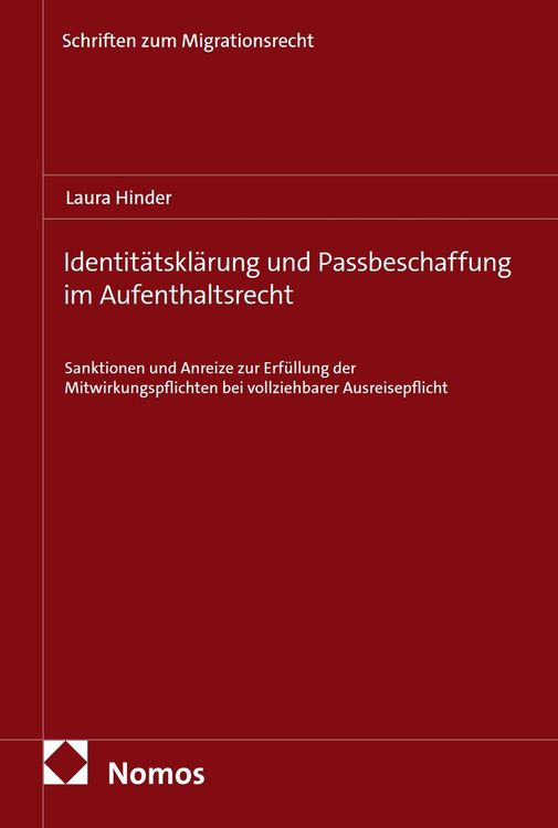 Produktbild: Identit&auml;tskl&auml;rung und Passbeschaffung im Aufenthaltsrecht