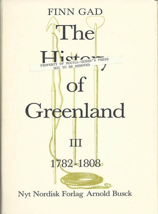 Produktbild: History of Greenland