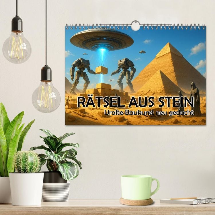 Produktbild: R&auml;tsel aus Stein - Uralte Baukunst neu gedacht (Wandkalender 2026 DIN A4 quer), CALVENDO Monatskalender