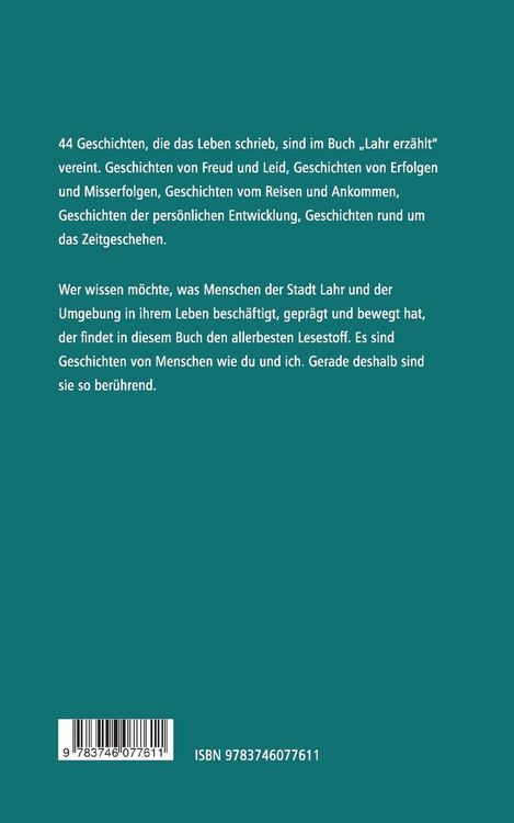 Produktbild: Lahr erz&auml;hlt