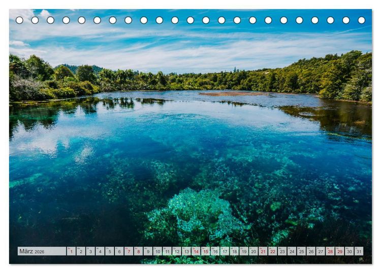 Produktbild: Neuseeland - Landschaftstr&auml;ume (Tischkalender 2026 DIN A5 quer), CALVENDO Monatskalender