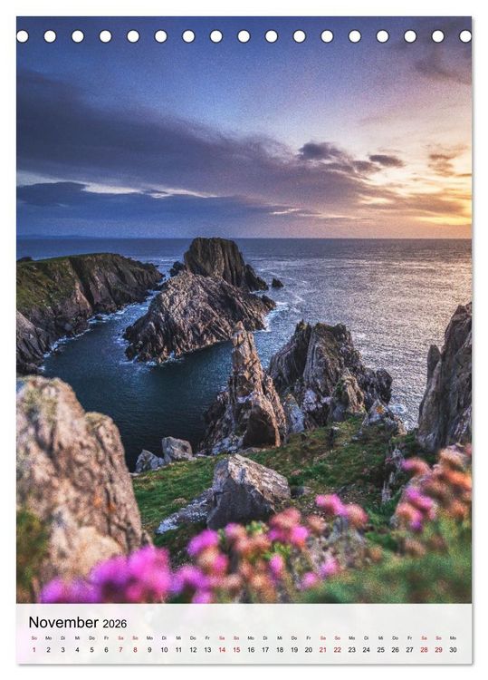 Produktbild: (Nord-)Irland - Die gr&uuml;ne Sch&ouml;nheit (Tischkalender 2026 DIN A5 hoch), CALVENDO Monatskalender
