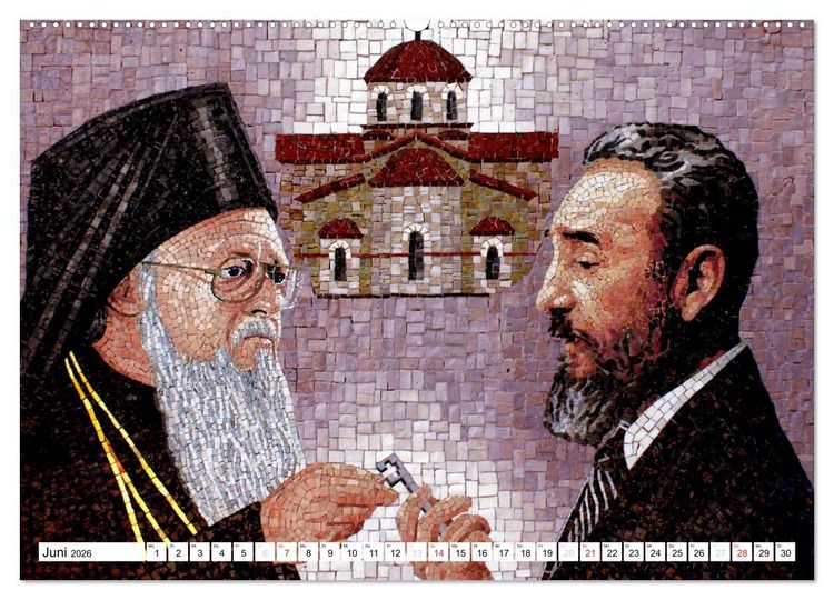 Produktbild: FIDEL CASTRO (hochwertiger Premium Wandkalender 2026 DIN A2 quer), Kunstdruck in Hochglanz