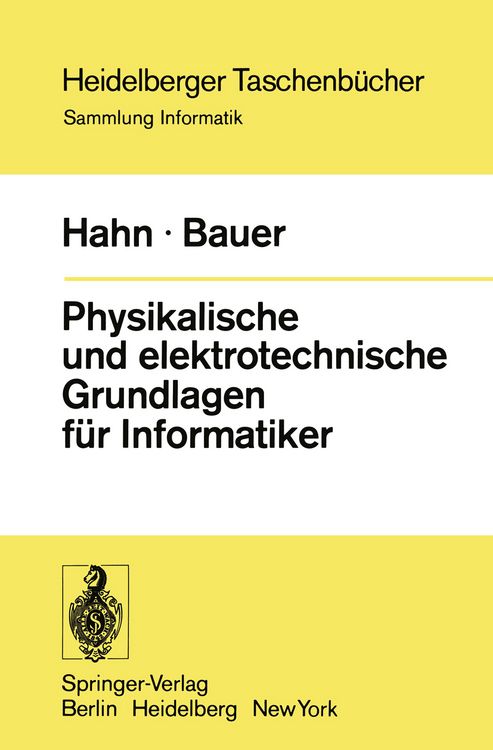 Produktbild: Physikalische und elektrotechnische Grundlagen f&uuml;r Informatiker