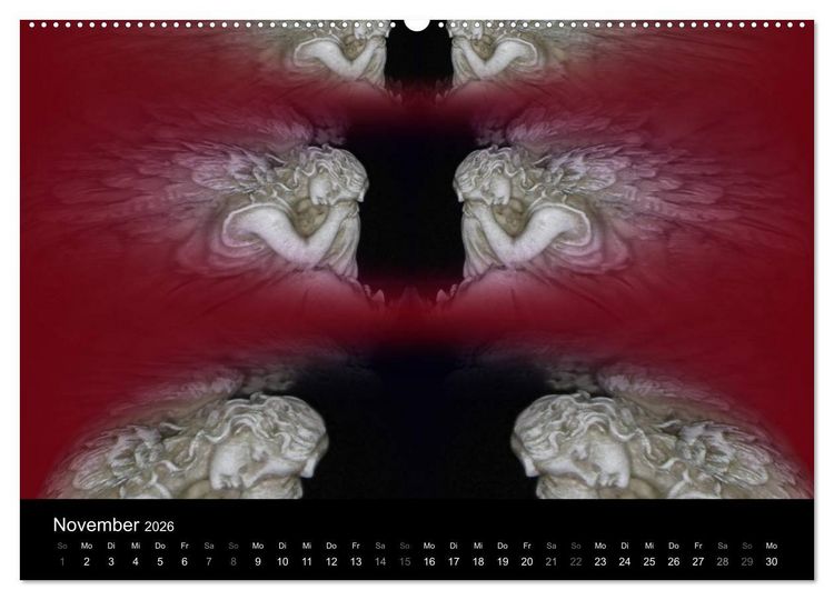 Produktbild: AUF ENGELSFL&Uuml;GELN (Wandkalender 2026 DIN A2 quer), CALVENDO Monatskalender