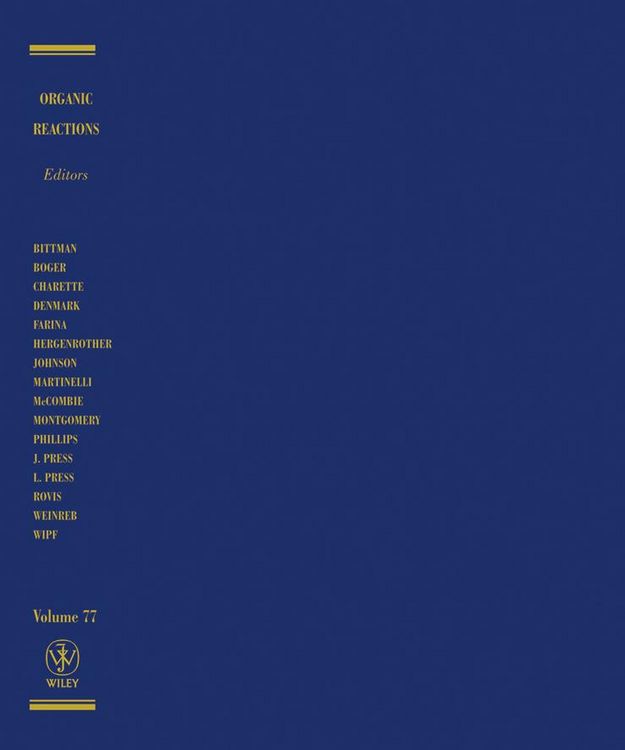 Produktbild: Organic Reactions, Volume 77