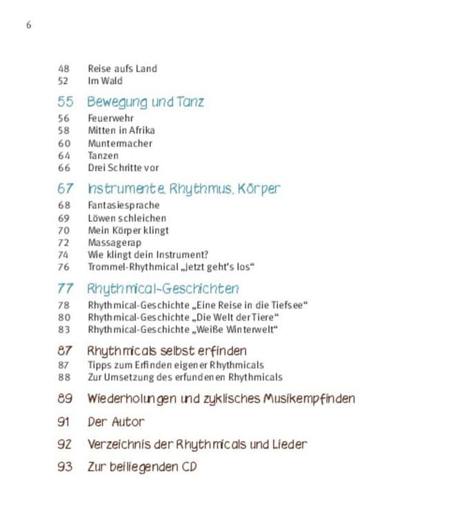 Produktbild: Das Rhythmical-Buch, m. Audio-CD