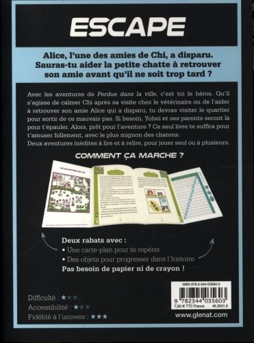 Produktbild: Perdue dans la ville : une aventure de Chi, une vie de chat