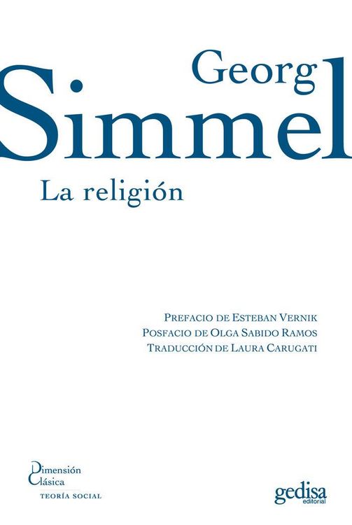 Produktbild: Georg Simmel, fil&oacute;sofo de la vida