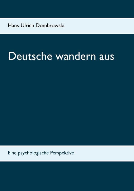 Produktbild: Deutsche wandern aus
