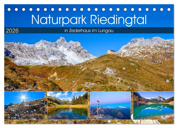 Produktbild: Naturpark Riedingtal (Tischkalender 2026 DIN A5 quer), CALVENDO Monatskalender