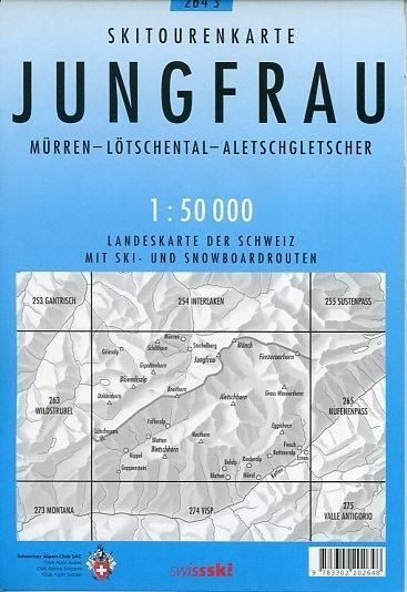 Produktbild: Swisstopo 1 : 50 000 Jungfrau Ski