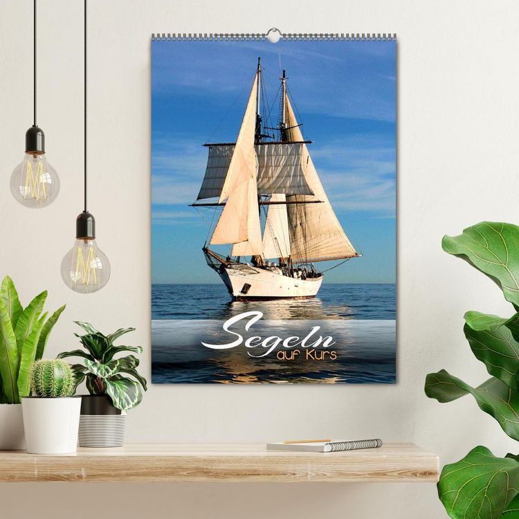 Produktbild: Segeln - auf Kurs (Wandkalender 2026 DIN A2 hoch), CALVENDO Monatskalender