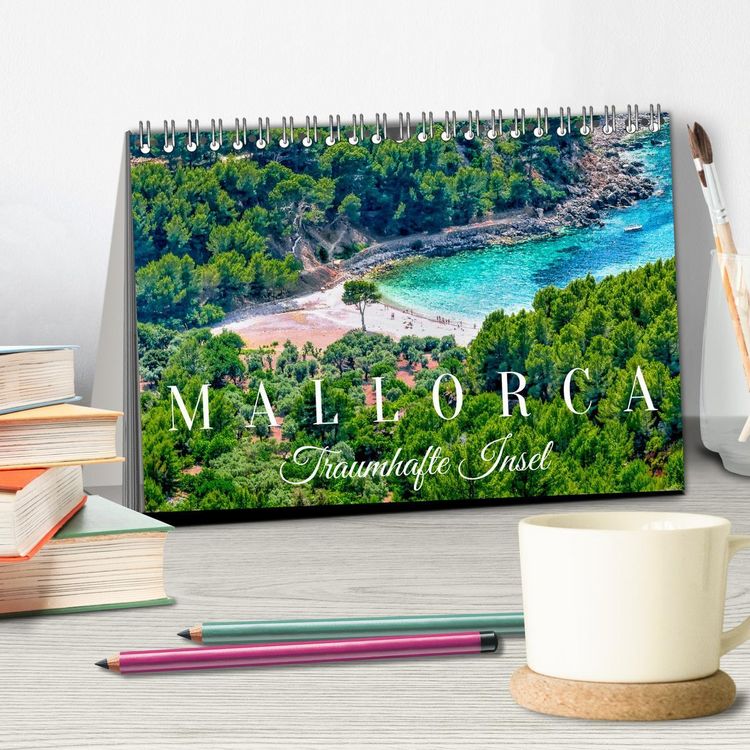 Produktbild: Mallorca Traumhafte Insel (Tischkalender 2026 DIN A5 quer), CALVENDO Monatskalender