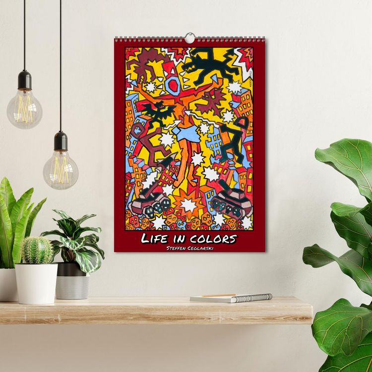Produktbild: Life in Colors (Wandkalender 2026 DIN A3 hoch), CALVENDO Monatskalender