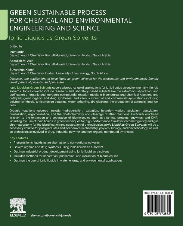 Produktbild: Green Sustainable Process for Chemical and Environmental Engineering and Science