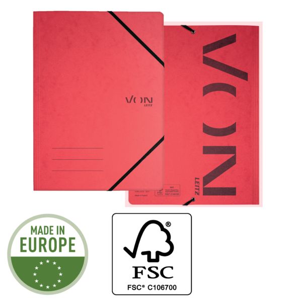 Produktbild: VON Eckspanner Karton rot
