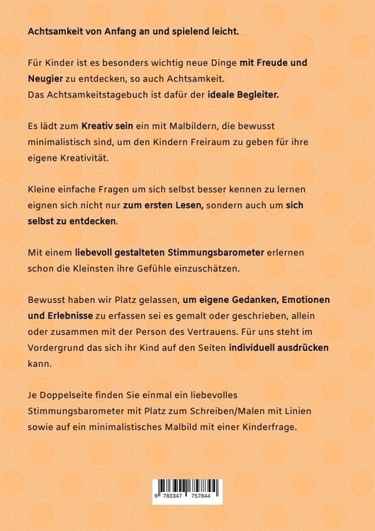 Produktbild: Achtsamkeitstagebuch f&uuml;r Kinder