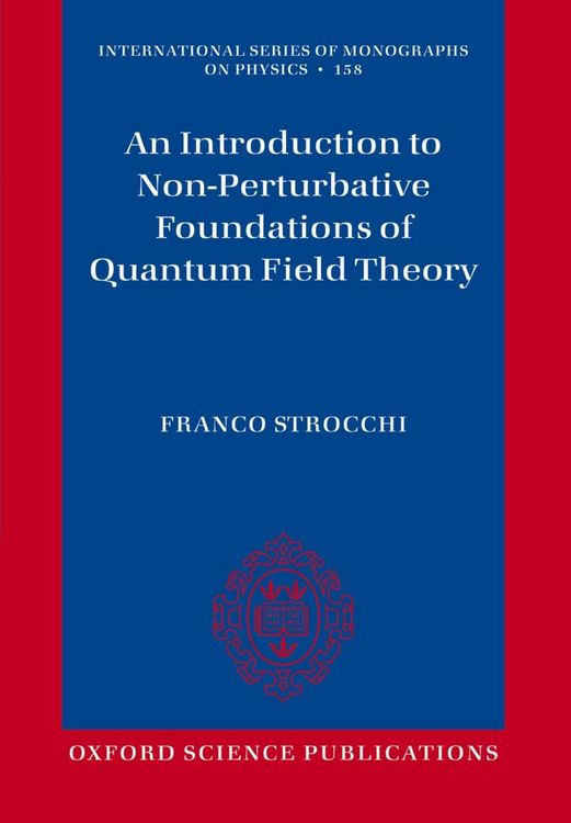 Produktbild: An Introduction to Non-Perturbative Foundations of Quantum Field Theory