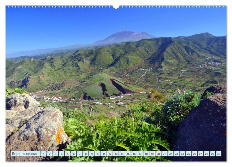Produktbild: Teneriffa - Insel der Gl&uuml;ckseligen (hochwertiger Premium Wandkalender 2026 DIN A2 quer), Kunstdruck in Hochglanz