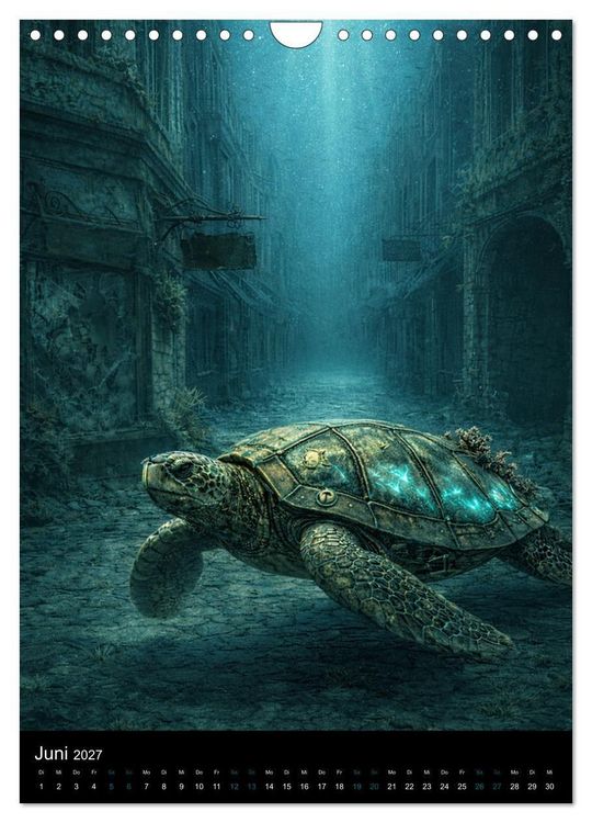 Produktbild: Aetherion &ndash; Die versunkene Stadt (Wandkalender 2027 DIN A4 hoch), CALVENDO Monatskalender