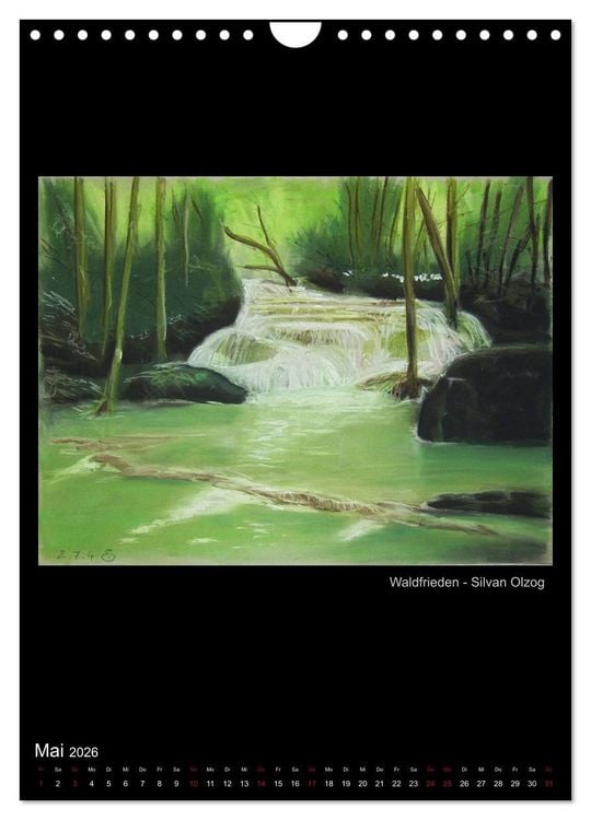 Produktbild: Kunstkalender der Moerser Palette e.V. (Wandkalender 2026 DIN A4 hoch), CALVENDO Monatskalender