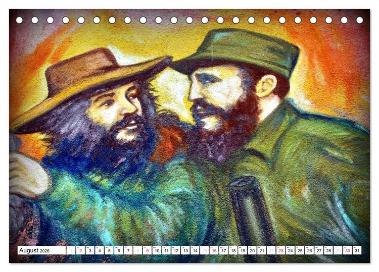 Produktbild: VIVA FIDEL 2026 (Tischkalender 2026 DIN A5 quer), CALVENDO Monatskalender