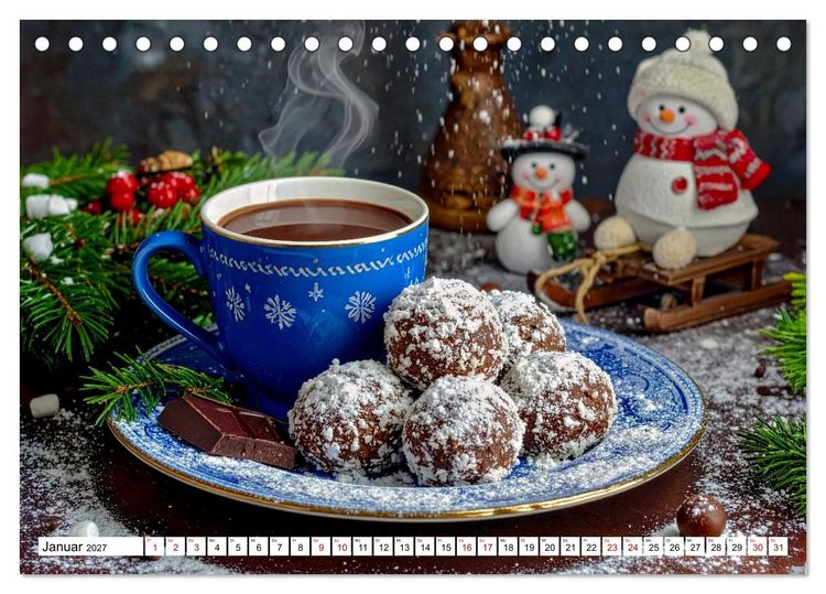Produktbild: Schokoladen Tr&auml;ume (Tischkalender 2027 DIN A5 quer), CALVENDO Monatskalender