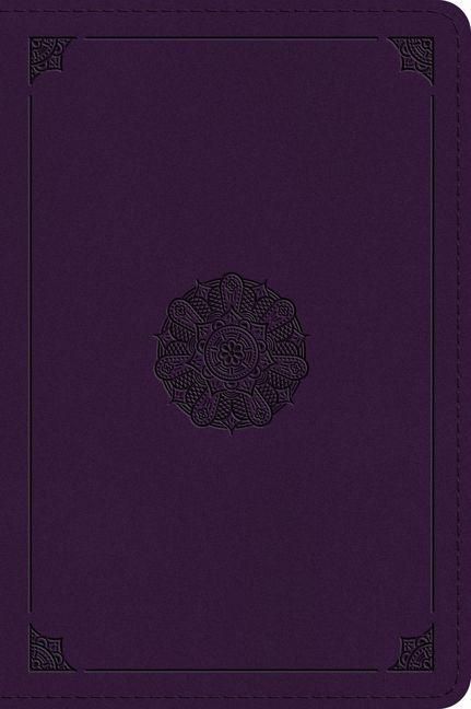 Produktbild: ESV Large Print Bible (Trutone, Lavender, Emblem Design)
