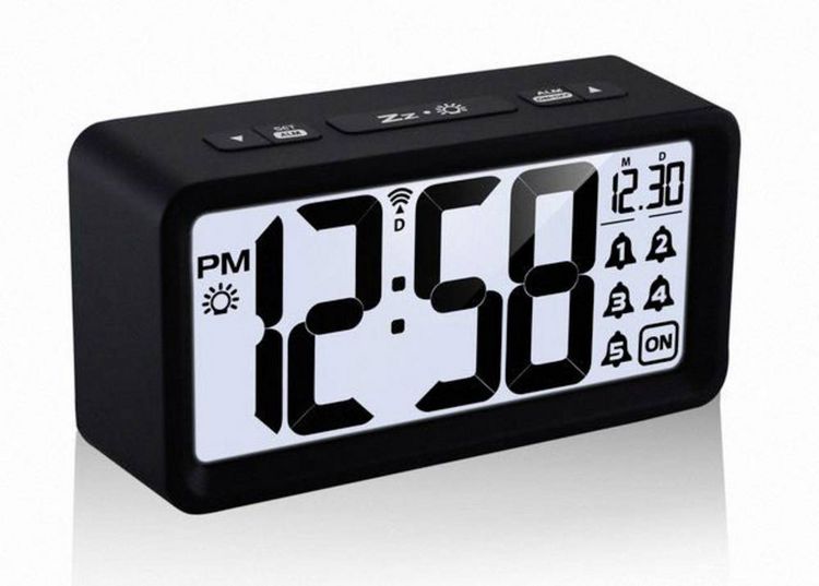 Produktbild: Techno Line WT496 Funk Wecker Schwarz Alarmzeiten 5