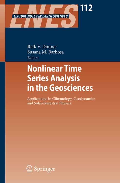 Produktbild: Nonlinear Time Series Analysis in the Geosciences