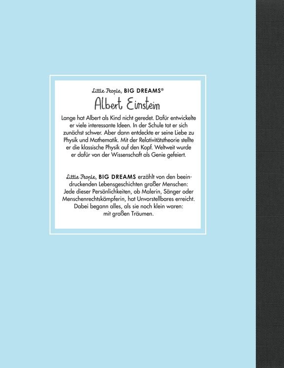 Produktbild: Albert Einstein &ndash; Little People, BIG DREAMS (Deutsche Ausgabe)