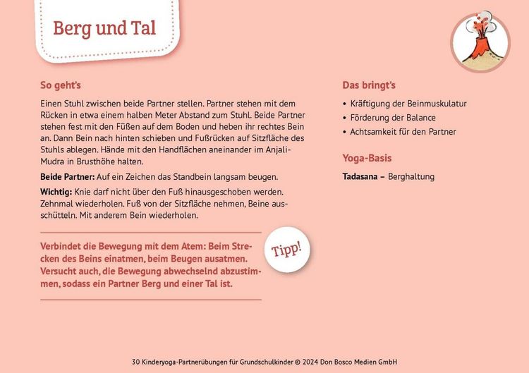 Produktbild: 30 Kinderyoga-Partner&uuml;bungen f&uuml;r Grundschul-Kinder