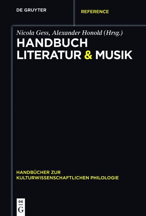 Produktbild: Handbuch Literatur & Musik