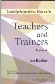 Produktbild: Cambridge International Diploma for Teachers and Trainers Textbook