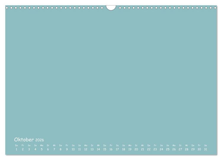 Produktbild: Regenbogen Kinder Bastelkalender - Zum Selbstgestalten - DIY Kreativ-Kalender (Wandkalender 2026 DIN A3 quer), CALVENDO Monatskalender