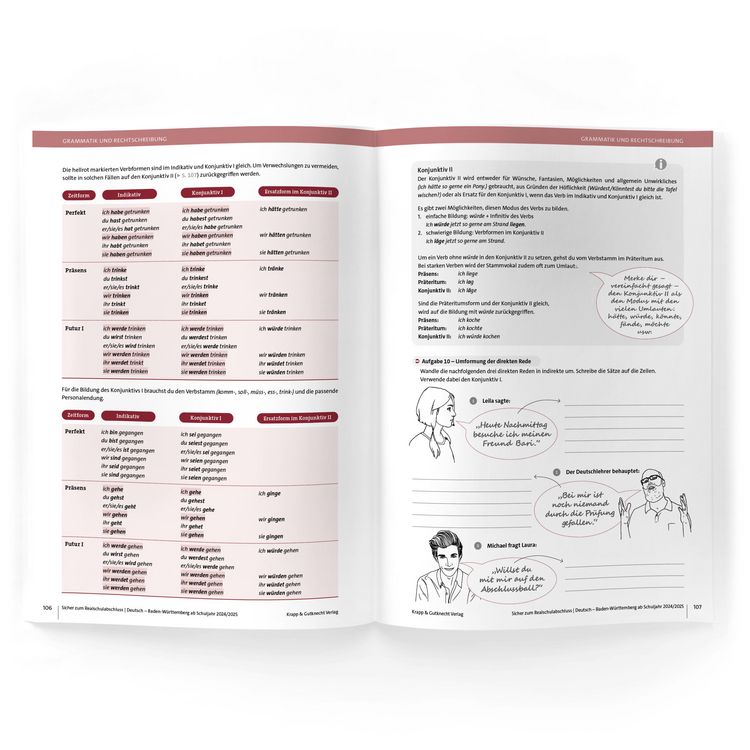 Produktbild: Sicher zum Realschulabschluss Deutsch Baden-W&uuml;rttemberg 2026 &ndash; inkl. L&ouml;sungen und Download