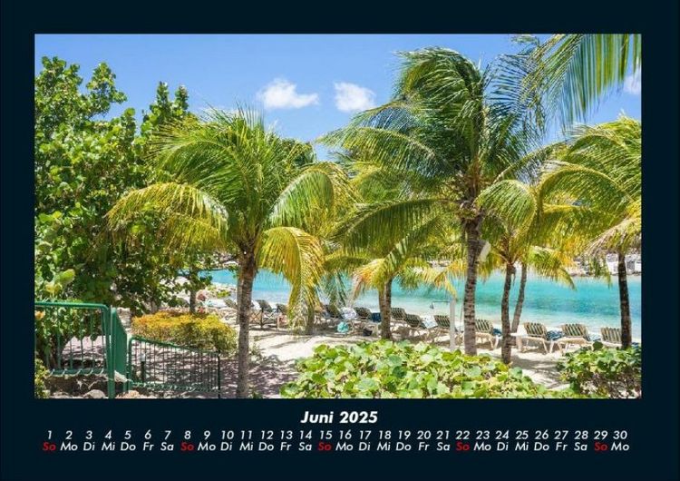 Produktbild: Karibik 2025 Fotokalender DIN A4