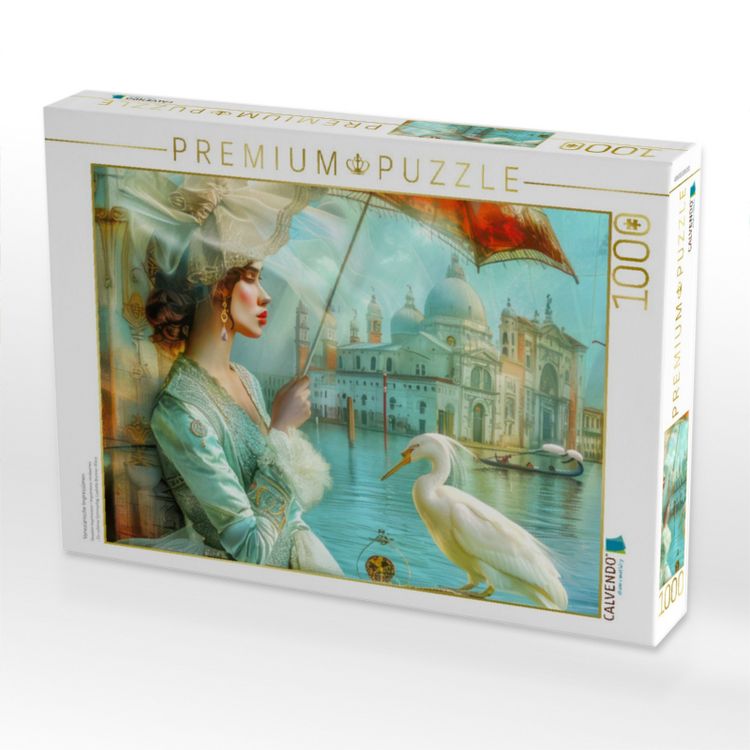 Produktbild: CALVENDO Puzzle Venezianische Impressionen | 1000 Teile Lege-Gr&ouml;&szlig;e 64x48cm Foto-Puzzle f&uuml;r gl&uuml;ckliche Stunden