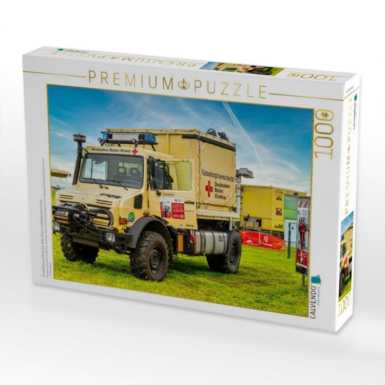 Produktbild: CALVENDO Puzzle Einsatzfahrzeug Deutsches Rotes Kreuz und Katastrophenschutz | 1000 Teile Lege-Gr&ouml;&szlig;e 64x48cm Foto-Puzzle f&uuml;r gl&uuml;ckliche Stunden