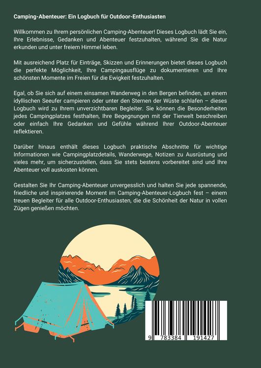 Produktbild: Camping Logbuch