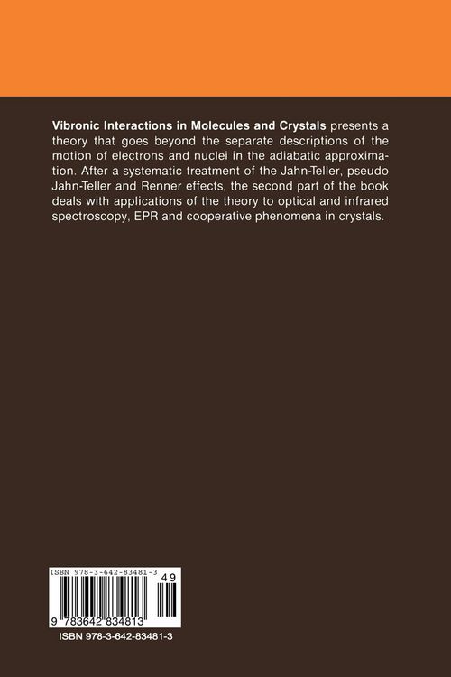 Produktbild: Vibronic Interactions in Molecules and Crystals