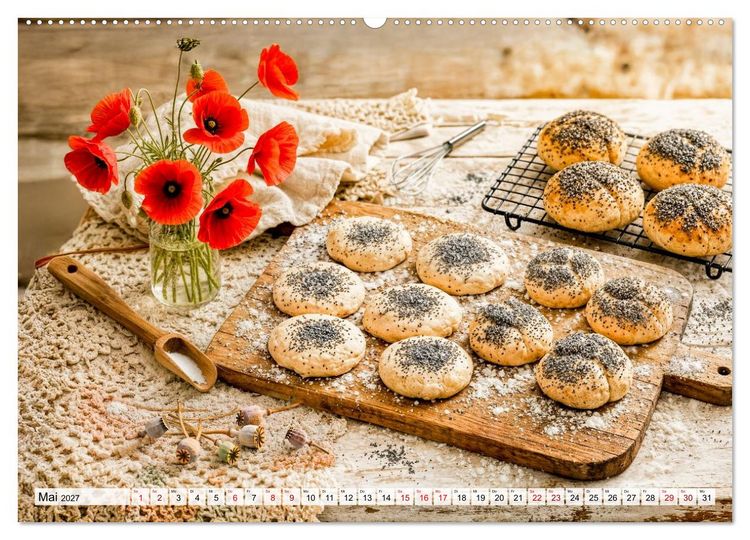 Produktbild: Alte Handwerksk&uuml;nste - Sticken, Backen, Schneidern und Traditionen (Wandkalender 2027 DIN A2 quer), CALVENDO Monatskalender