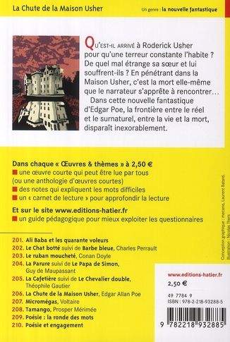 Produktbild: Poe ; la Chute de la Maison Usher