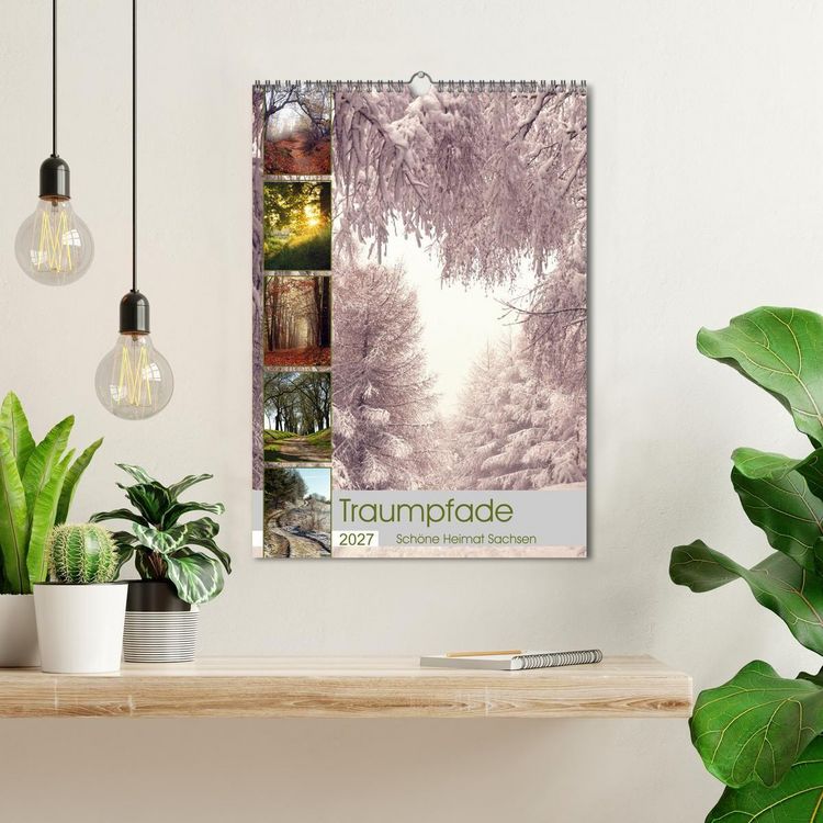 Produktbild: Traumpfade - Sch&ouml;ne Heimat Sachsen (Wandkalender 2027 DIN A3 hoch), CALVENDO Monatskalender