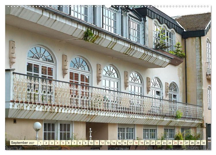 Produktbild: Natur und Architektur im Odenwald (hochwertiger Premium Wandkalender 2027 DIN A2 quer), Kunstdruck in Hochglanz
