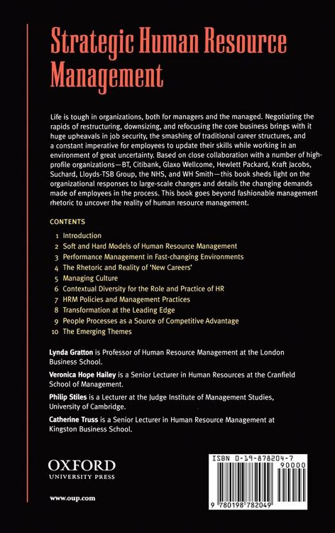 Produktbild: Strategic Human Resource Management