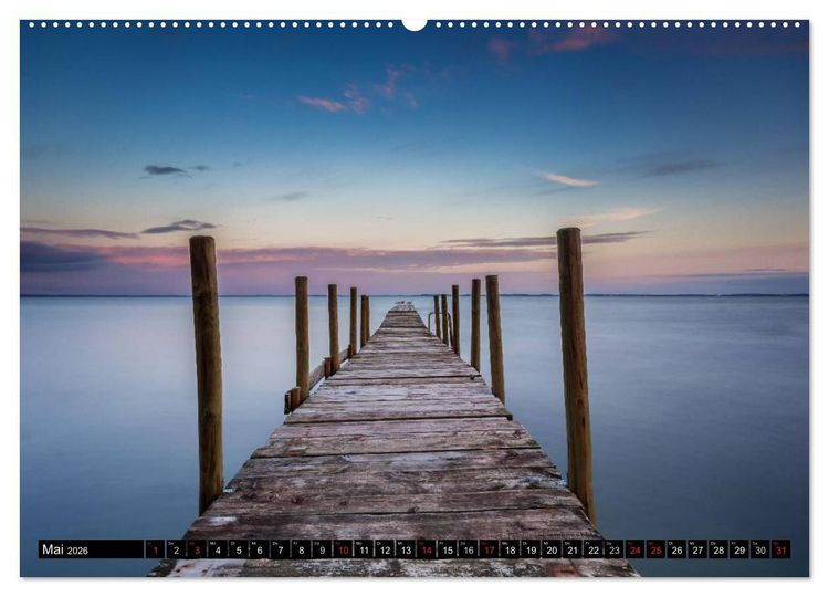 Produktbild: Stege zum Tr&auml;umen (Wandkalender 2026 DIN A2 quer), CALVENDO Monatskalender