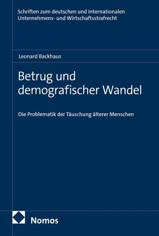Produktbild: Betrug und demografischer Wandel
